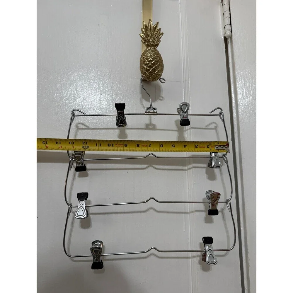 Multi-Tier Metal Skirt & Pants Hanger Organizer